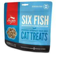 Doplňkové krmivo pro kočky všech plemen a všech věkových kategorií. Obsahuje volně lovené ryby ze severu ostrova Vancouver